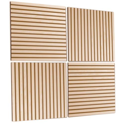 Wooden Acoustic Wall Panels White Oak Wood Wall Panel Factory