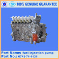 Komatsu injection pump 6151-72-1181 for SA6D125-2