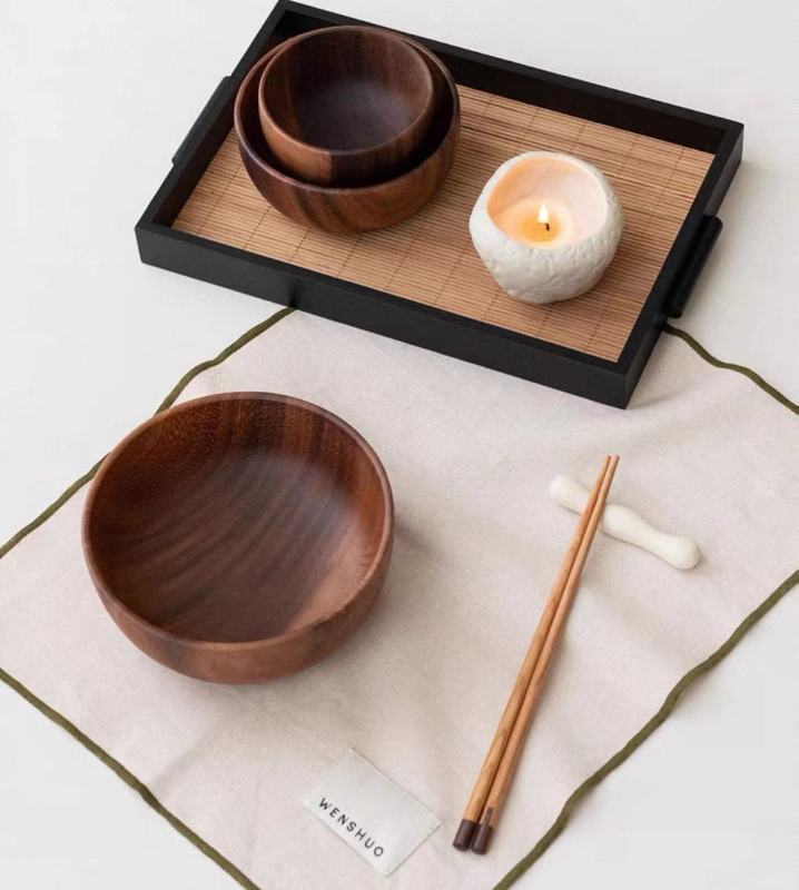 Handcrafted Wooden Bowl for Serving and Decor