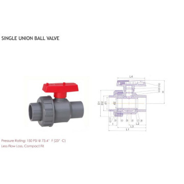 Einzelventile Union Ball