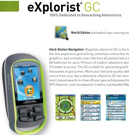 Explorist Gc Handheld GPS