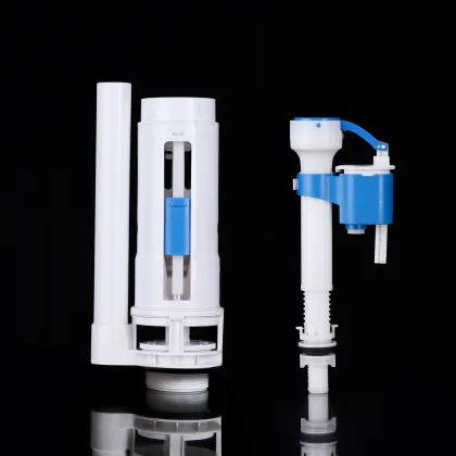 Squat Toilet Tank with Anti-Siphon Adjustable Fill and Flush Valves