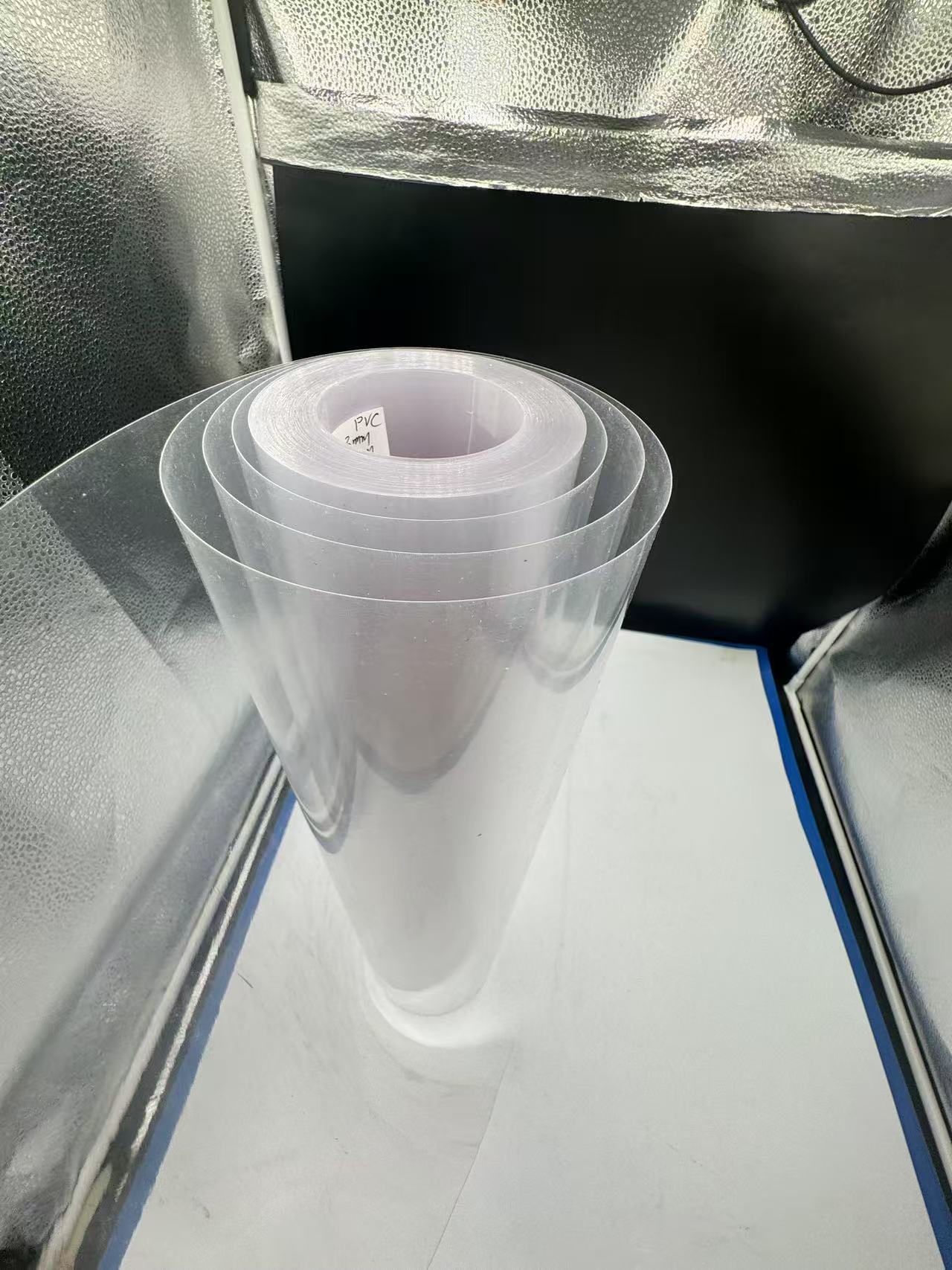 Transparent HI PVC film blister packaging