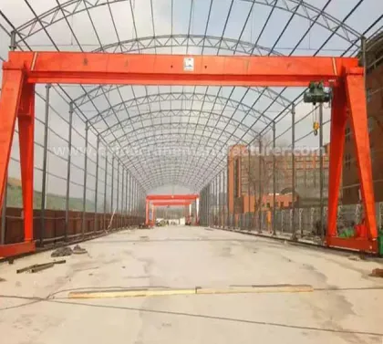 ZPMC Small Rail-mounted Gantry Crane - 10t to 16t Single Girder with Large Span