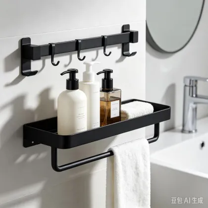 Wall Mounted Bathroom Storage Rack