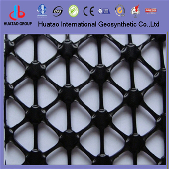 Fiberglass plastic geogrid for slope stabilization