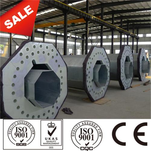 Galvanized Electric Pole Steel Utility For Transmission Line