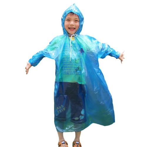 Exportar a Europa Poncho de lluvia desechable para niños