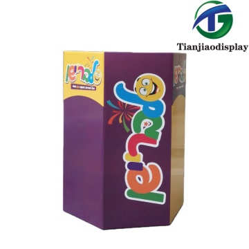 Hexagonal Bucket Stand for In-Store Product Display