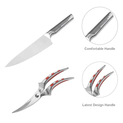 JHY 2024 Stainless Steel Chef Knife Knives Set: The Latest Design in Culinary Tools