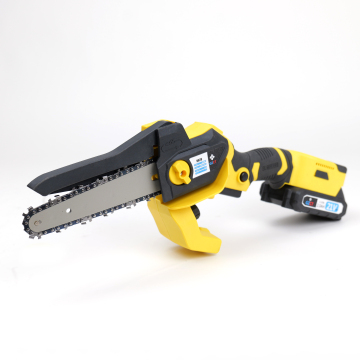 GZCT 9628 21V Cordless Mini Chainsaw - 6-inch, 2 Batteries & Charger