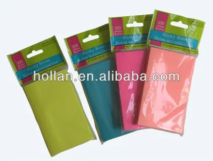 Stationery Dollar Products: Colorful Sticky Notes - Affordable and Stylish Office Supplies