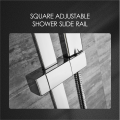 High Quality Square Shower Rail Set