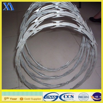 900mm coil diameter razor barbed wire