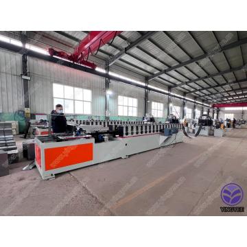 Metal enclosure box roll forming machine