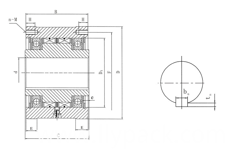 one way bearing LLY pack