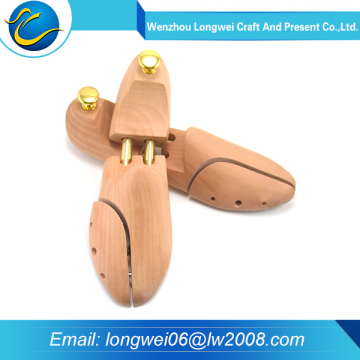 plastic bamboo shoe tree/two way shoe stretcher/wooden shoetree