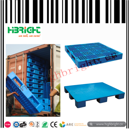 Heavy Duty Reinforced Double Sided Plastic Pallets