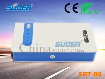 Suoer Multi-functional Auto Emergency Start Power 8800 mAh Jump Starter 200A Mini Car Starter Power