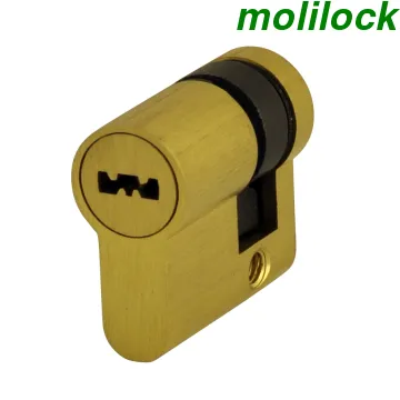Zinc Alloy Mortise Lock Cylinder, Satin Nickel Finish
