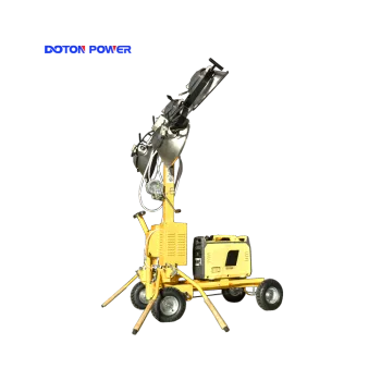 5.5M Portable Light Tower With Open Generator Set