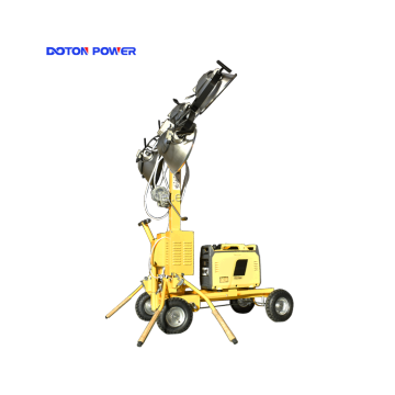 5.5M Portable Light Tower With Open Generator Set