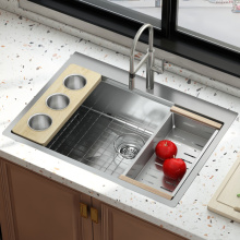 Workstation Topmount Single Bowl Kitchen Sink