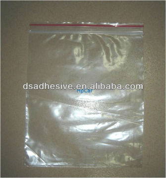Foodsafety100% virgin material clear plastic zipper bag/packing bag