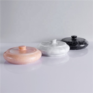 Custon Multi-Color Marble Cigar Ashtray with Stone Sculpture in Color Cardboard Box - Perfect for Home, Hotel, and Restaurant