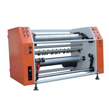 Semi-Automatic Single Shaft Rewinding and Slitting Machine