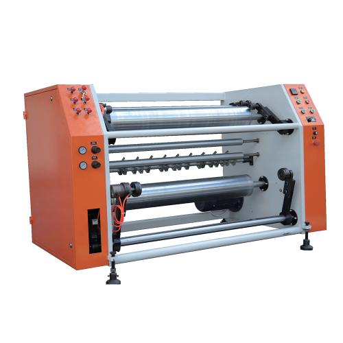 Semi-Automatic Single Shaft Rewinding and Slitting Machine