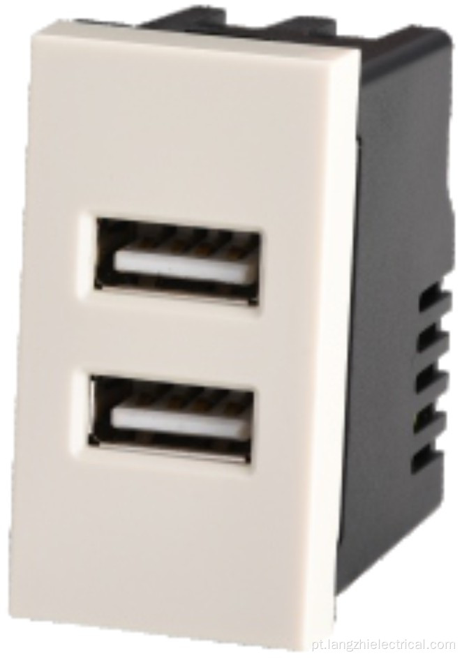 2 portas usb soquete 2.1A 5V (110-240V ~)