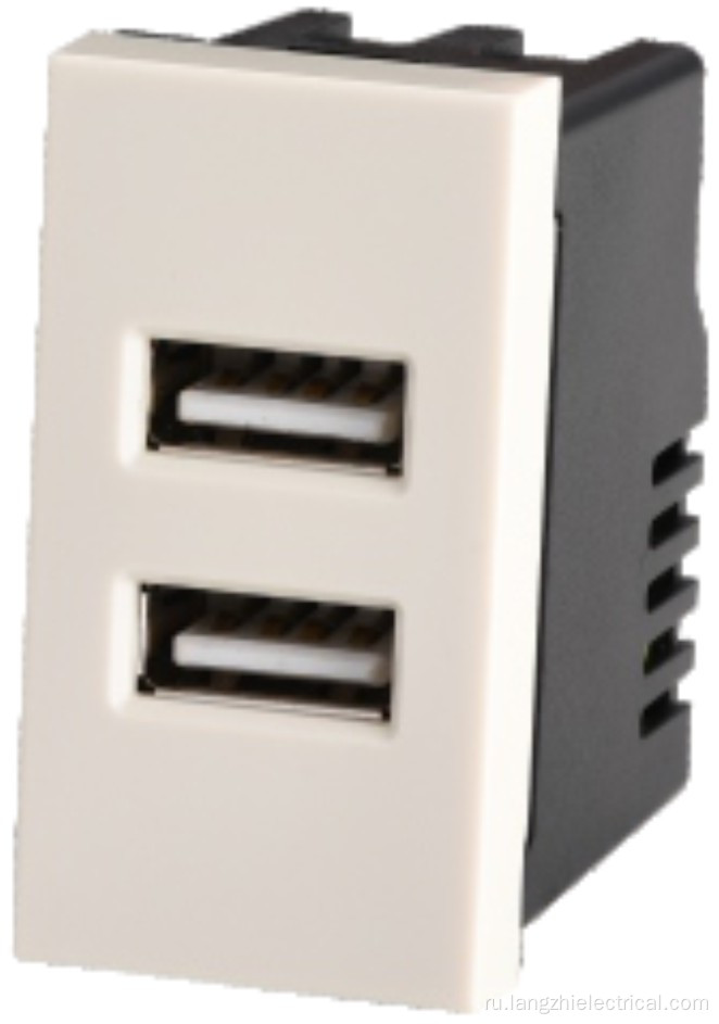 2-портовый USB-розетка 2.1A 5V (110-240V ~)