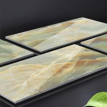 Foshan Luxury Stone 60x120cm High Gloss Calacata Grey Marble Look Tiles