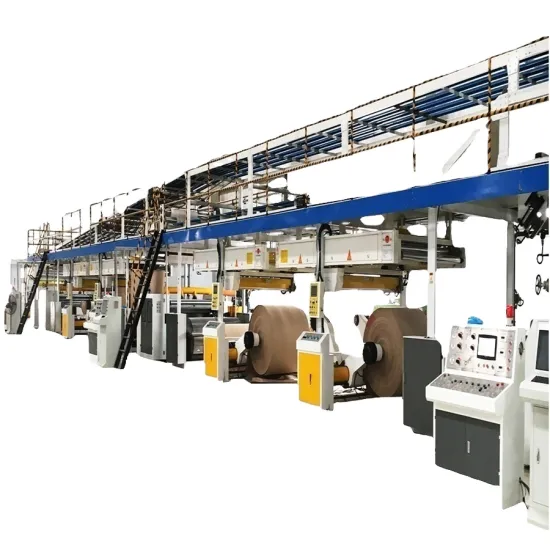 5 Layer Corrugated Production Line: Carton Box Making Machine / 3 Ply / 7 Ply Corrugated Cardboard Production Line