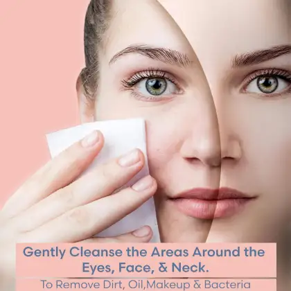 Customized facial cleansing and makeup remover wipes