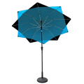 Выдвижной уличный зонт с прочной алюминиевой рамой