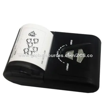 Wireless Mobile Bluetooth Thermal Printer, Picture, Barcode, Any Language Printing, Android/iOS