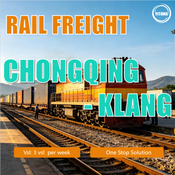 Chongqing'den Klang Malezya Limanı'na Demiryolu Taşımacılığı