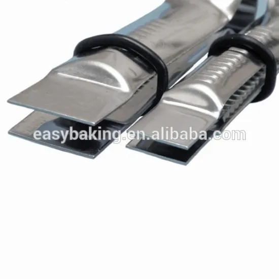 PME Kitchenware Supplier Stainless Steel Straight Line Plain Cake Decorating Fondant Crimper
