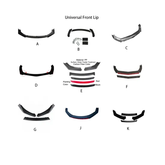 Universal Auto Front Bumper Lip Splitter - Honghang Factory