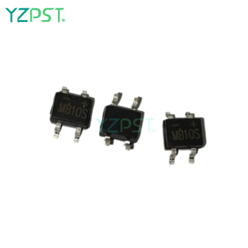 Dispositivo de montaje de superficie pequeño 1000V MB10S Puente Rectificador