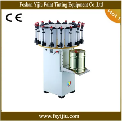 Manual dispenser for wall paint and building paint shop