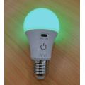 RGBW rechargeable LED light bulbs