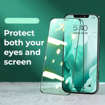 Joyroom Tempered Glass iPhone 12 Screen Protector - Anti-Blue Light, Anti-Green Light, Eyecare, 2.5D, High Quality