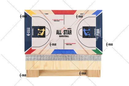 Customised Solid Wood Multi-Layer Sport Floor Design