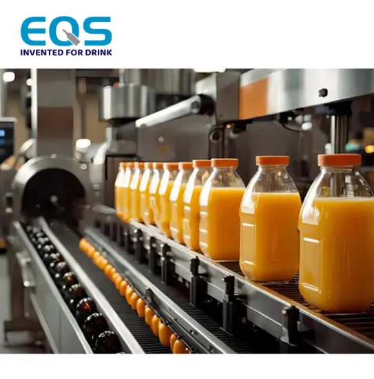 4000BPH Small Capacity Commercial Orange Juice Production Line: Filling and Capping Machine