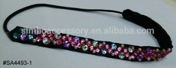 pearls and rhinestones sewing hairband,sewing headwrap,beaded hairband,beaded headwrap,hair jewelry,hair accessories,new 2016