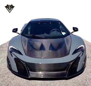 Cappuccio in fibra di carbonio di alta qualità in stile P1 per McLaren 650S