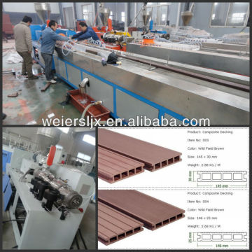 WPC wall cladding/garden fence/deck flooring manufacture equipment